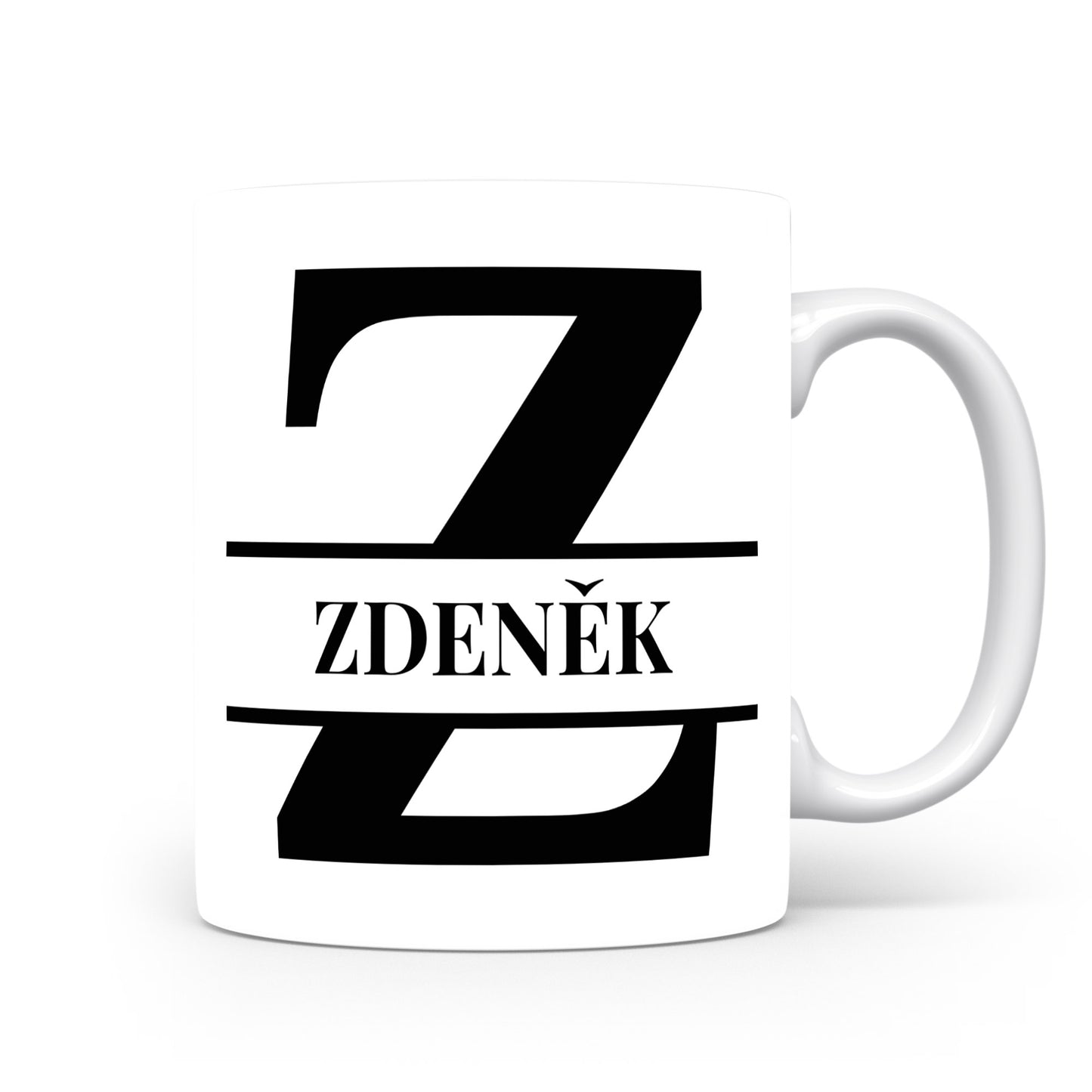 Hrnek se jménem Zdeněk | Monogram bez květin