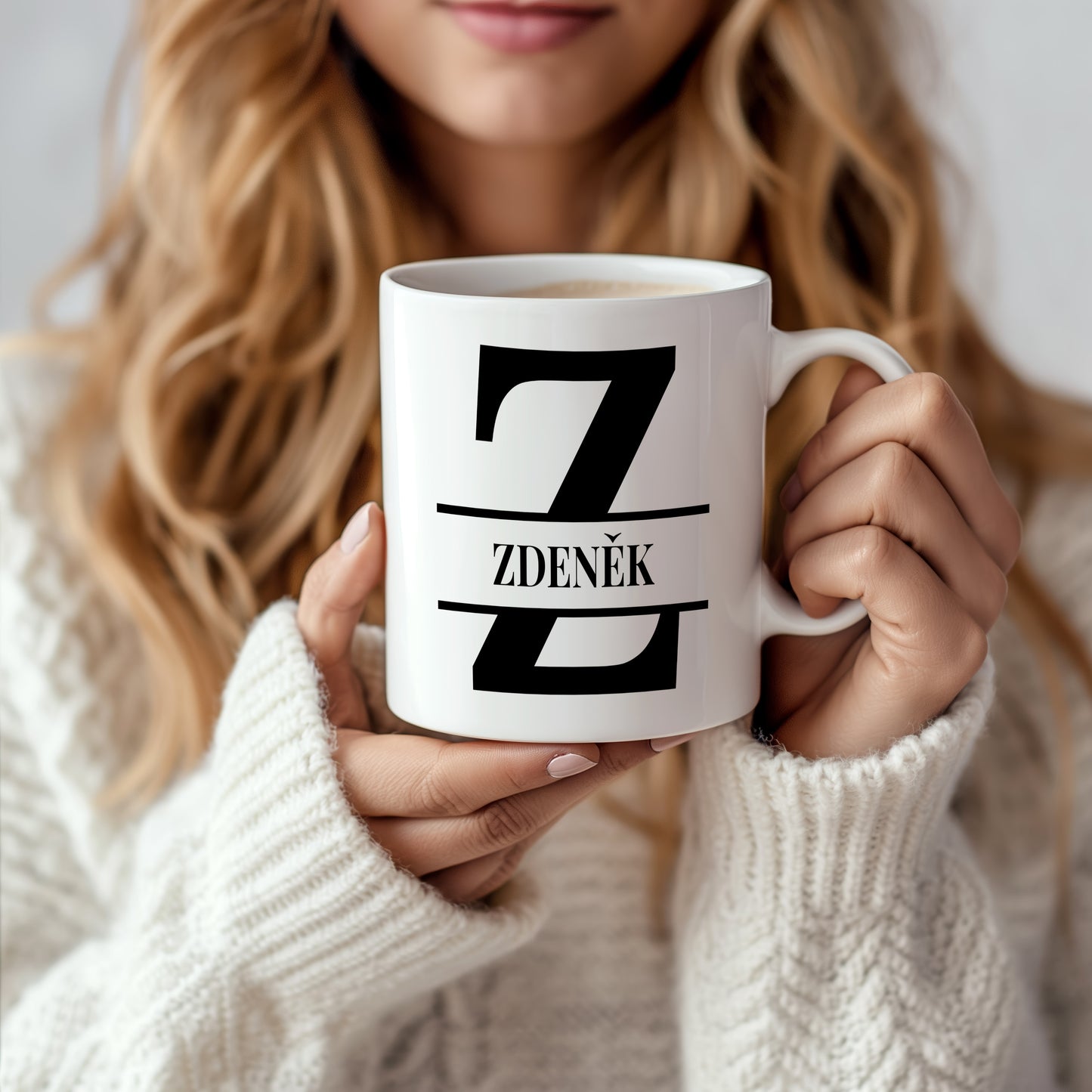 Hrnek se jménem Zdeněk – monogramový design