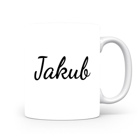 Hrnek se jménem Jakub | Minimalistický pánský hrnek