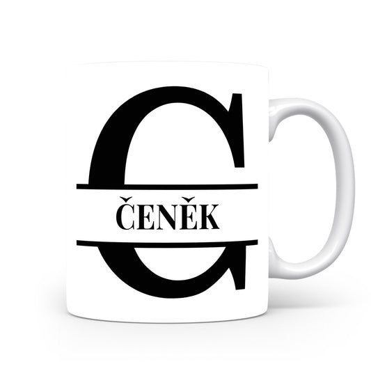 Hrnek se jménem Čeněk | Monogram bez květin