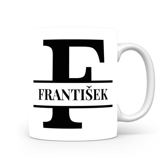 Hrnek se jménem František | Monogram bez květin