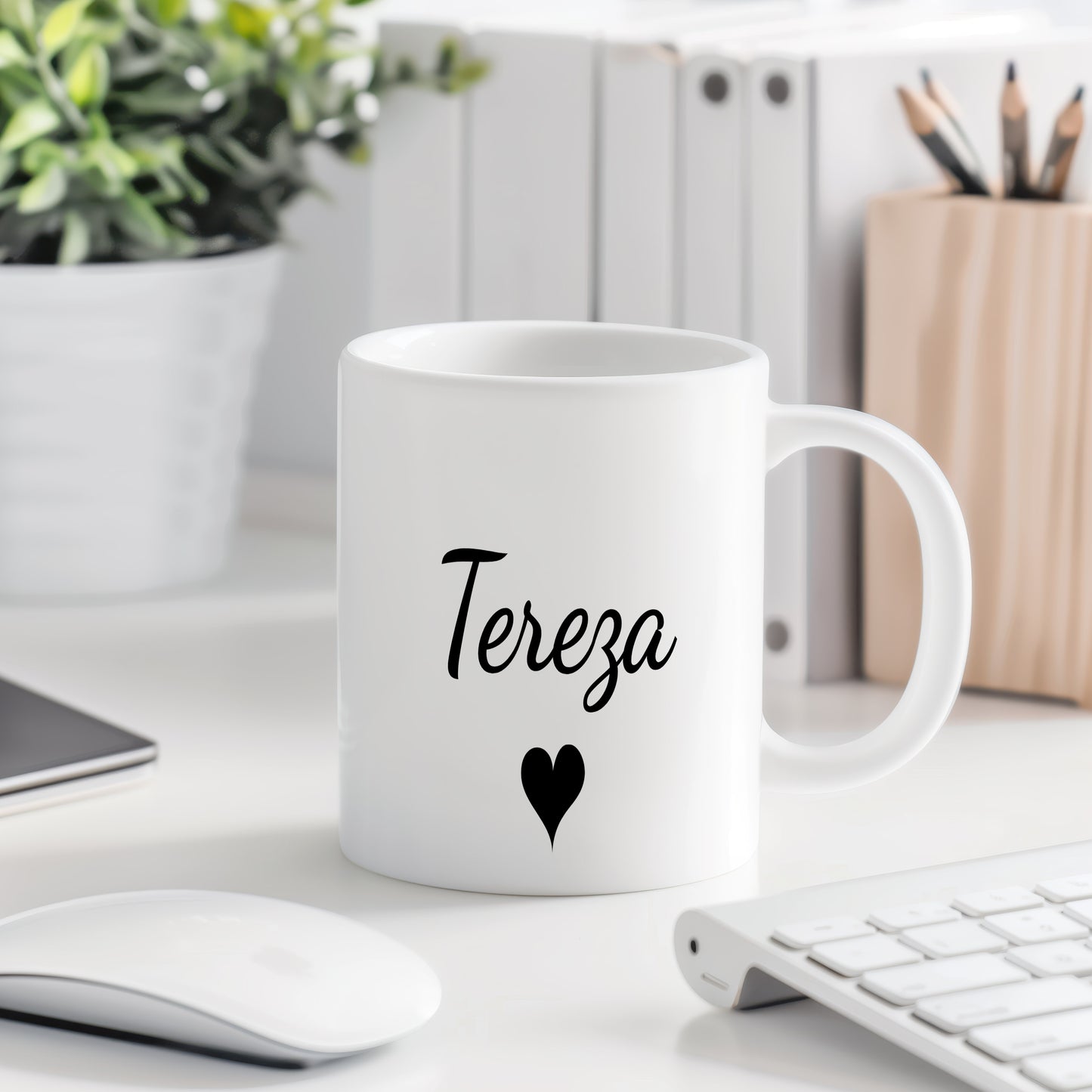 Hrnek se jménem Tereza – romantický styl se srdcem