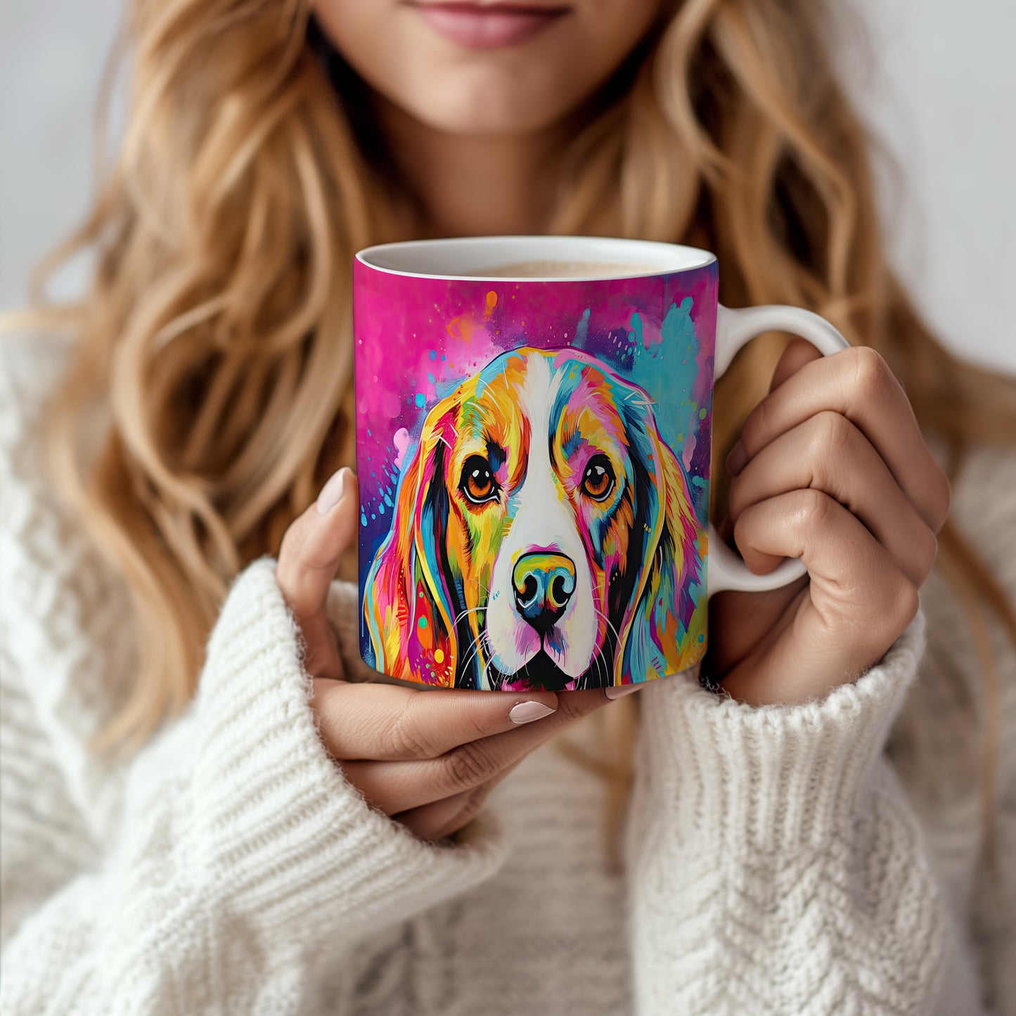 Hrnek s portrétem beagle
