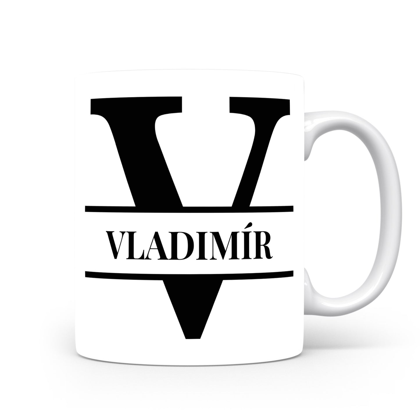 Hrnek se jménem VLADIMÍR | Monogram bez květin