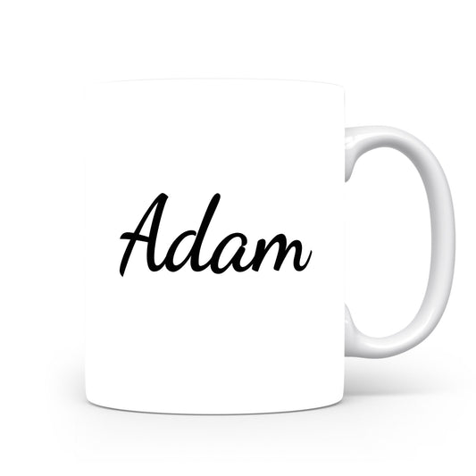 Hrnek se jménem Adam | Minimalistický pánský hrnek