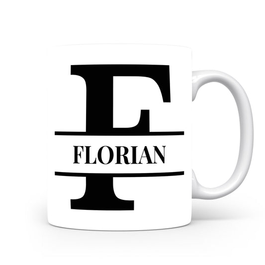 Hrnek se jménem FLORIAN | Monogram bez květin