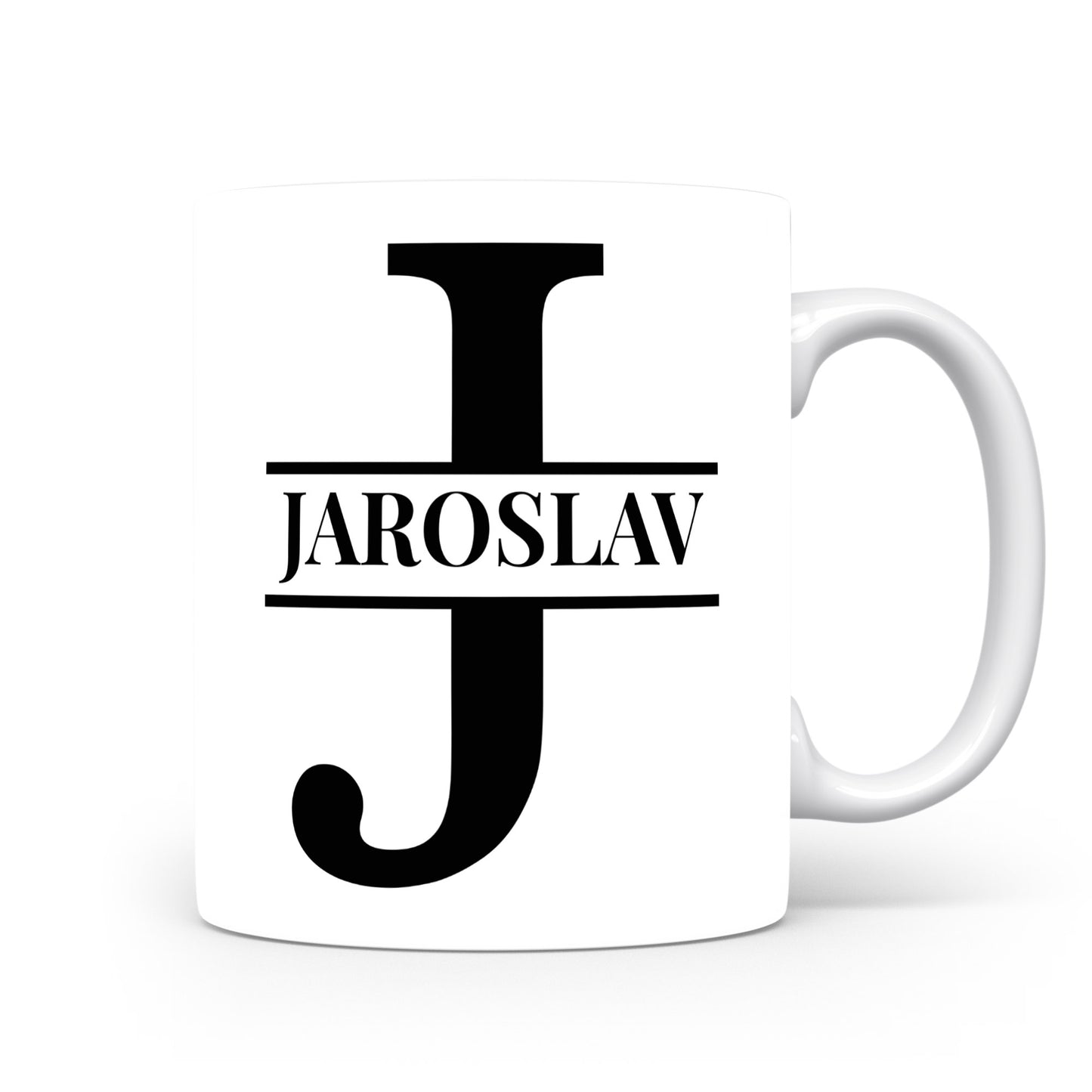 Hrnek se jménem Jaroslav | Monogram bez květin
