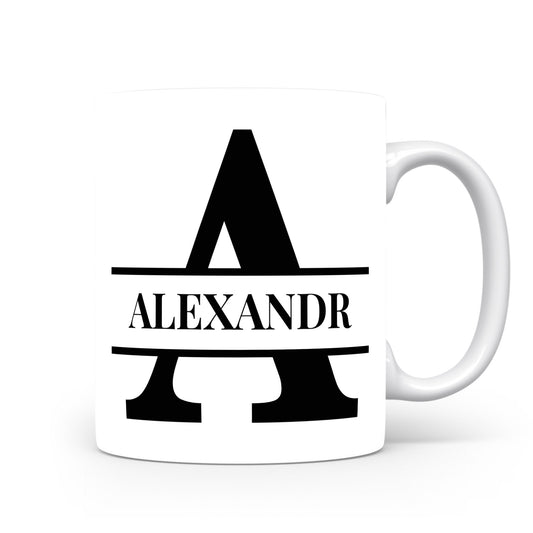 Hrnek se jménem Alexandr | Monogram bez květin