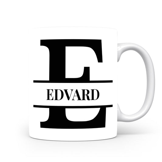 Hrnek se jménem Edvard | Monogram bez květin