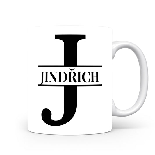 Hrnek se jménem Jindřich | Monogram bez květin