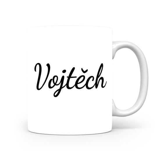 Hrnek se jménem Vojtěch | Minimalistický pánský hrnek