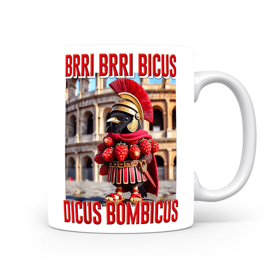 Hrnek s italským brainrotem – BRRI BRRI BICUS — Dicus Bumbicus (legionář)