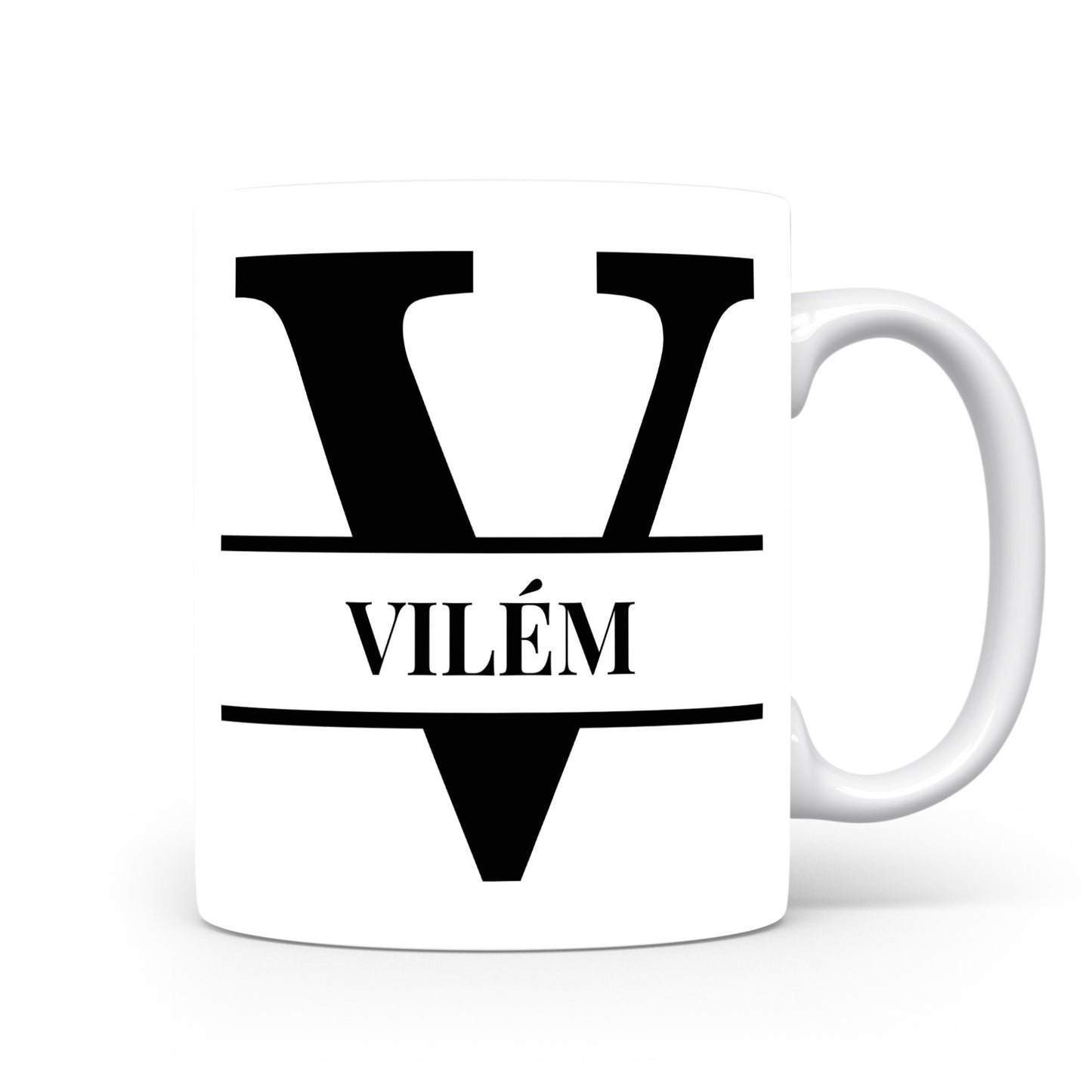 Hrnek se jménem Vilém | Monogram bez květin