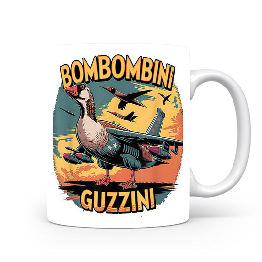 Hrnek s italským brainrotem – Bombombini Guzzini — retro holub