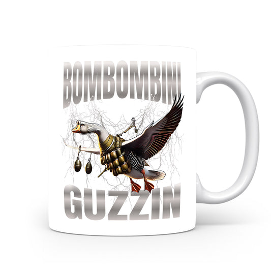 Hrnek s italským brainrotem – Bombombini Guzzini — holub s batůžkem