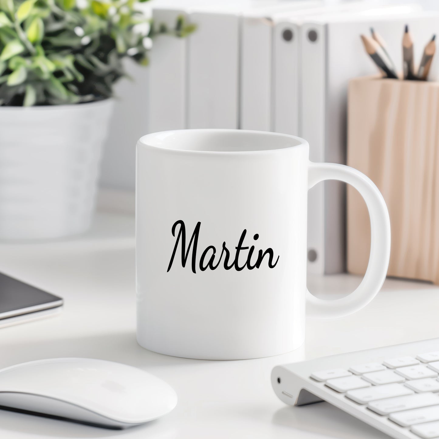 Hrnek se jménem Martin – minimalistický styl pro muže