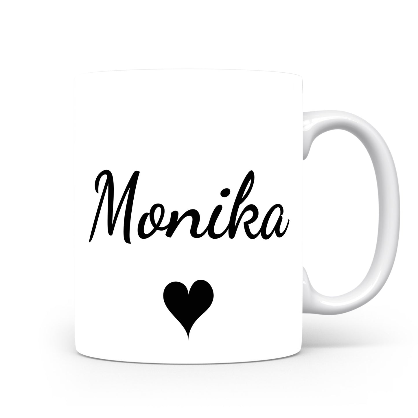 Hrnek se jménem Monika | Romantický hrnek se srdcem