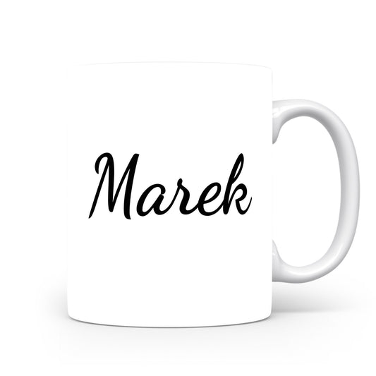 Hrnek se jménem Marek | Minimalistický pánský hrnek