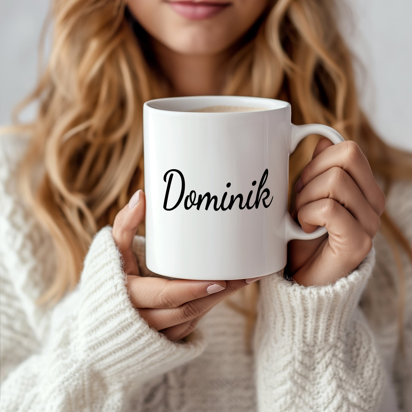 Hrnek se jménem Dominik – minimalistický styl pro muže