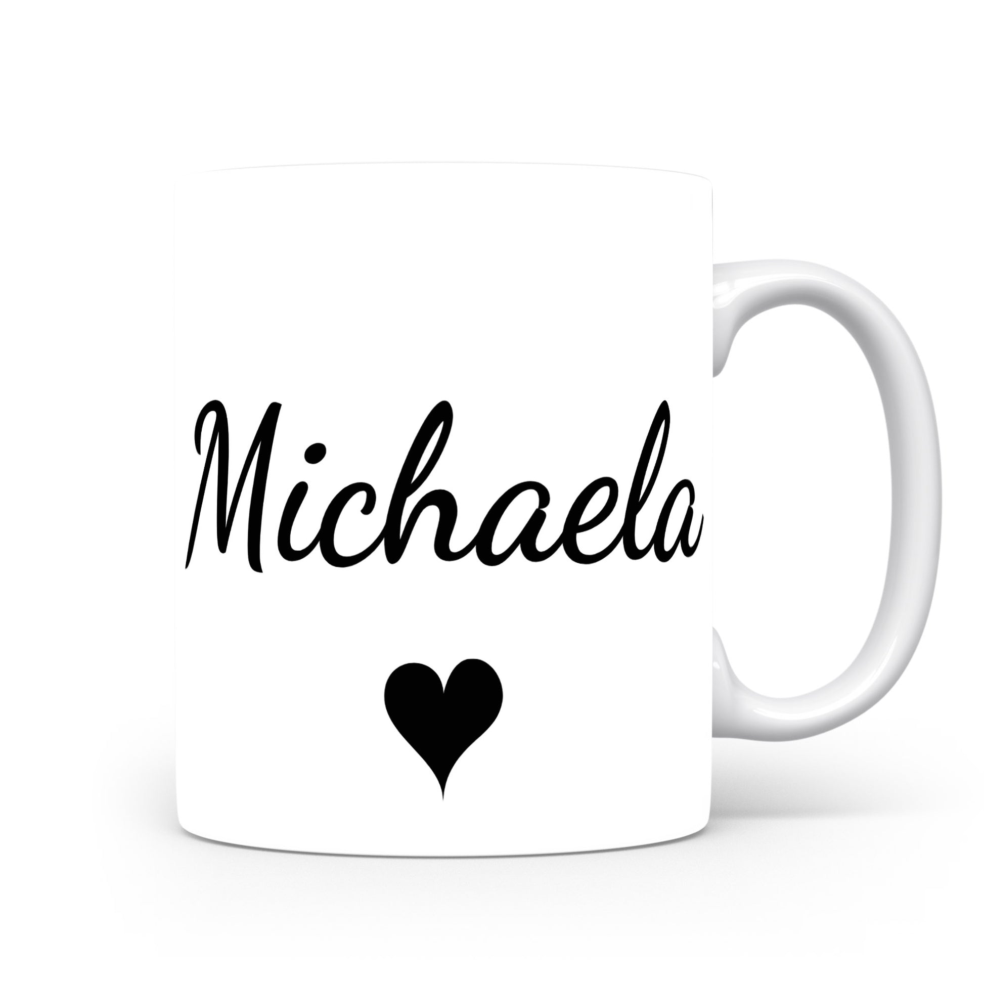 Hrnek se jménem Michaela | Romantický hrnek se srdcem