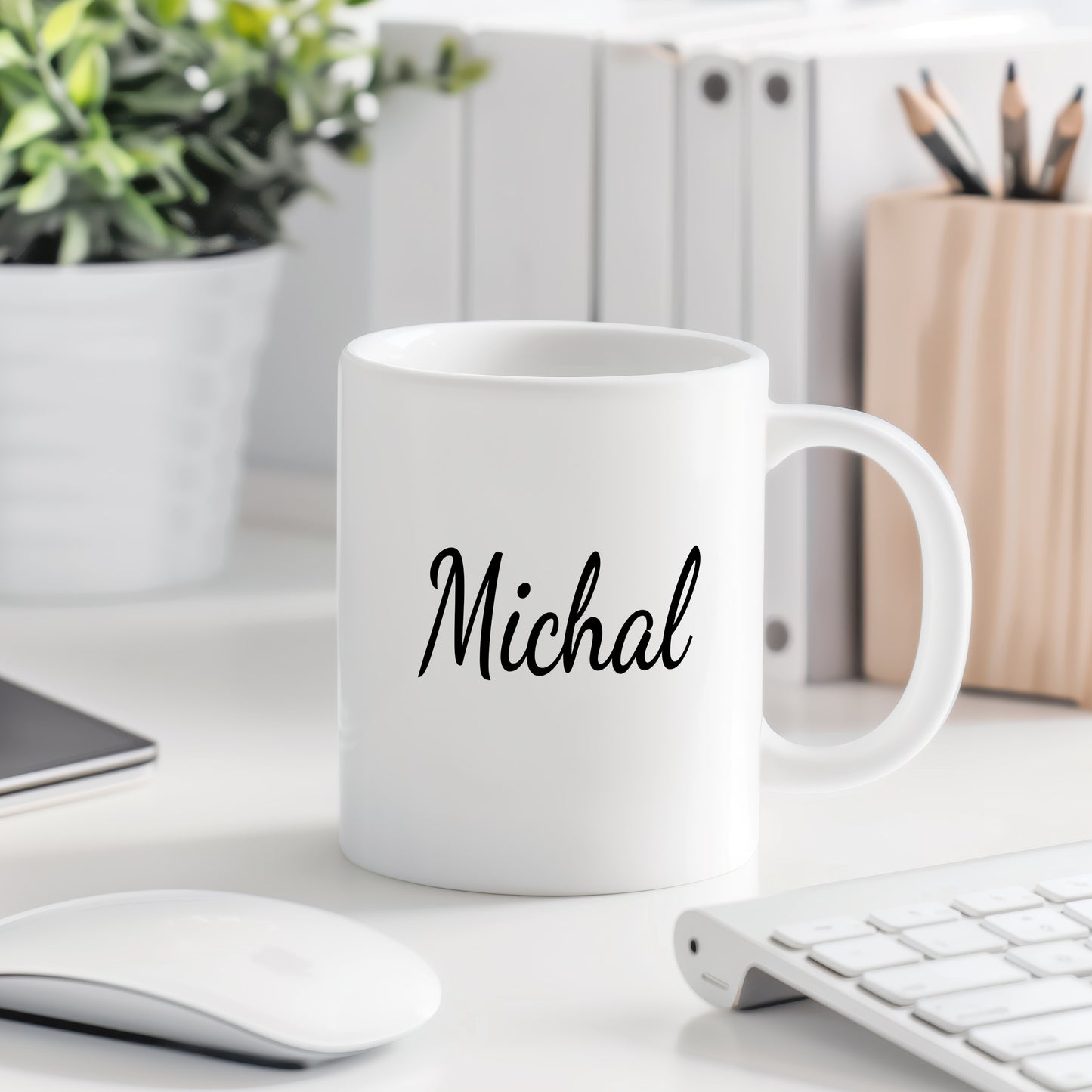 Hrnek se jménem Michal – minimalistický styl pro muže