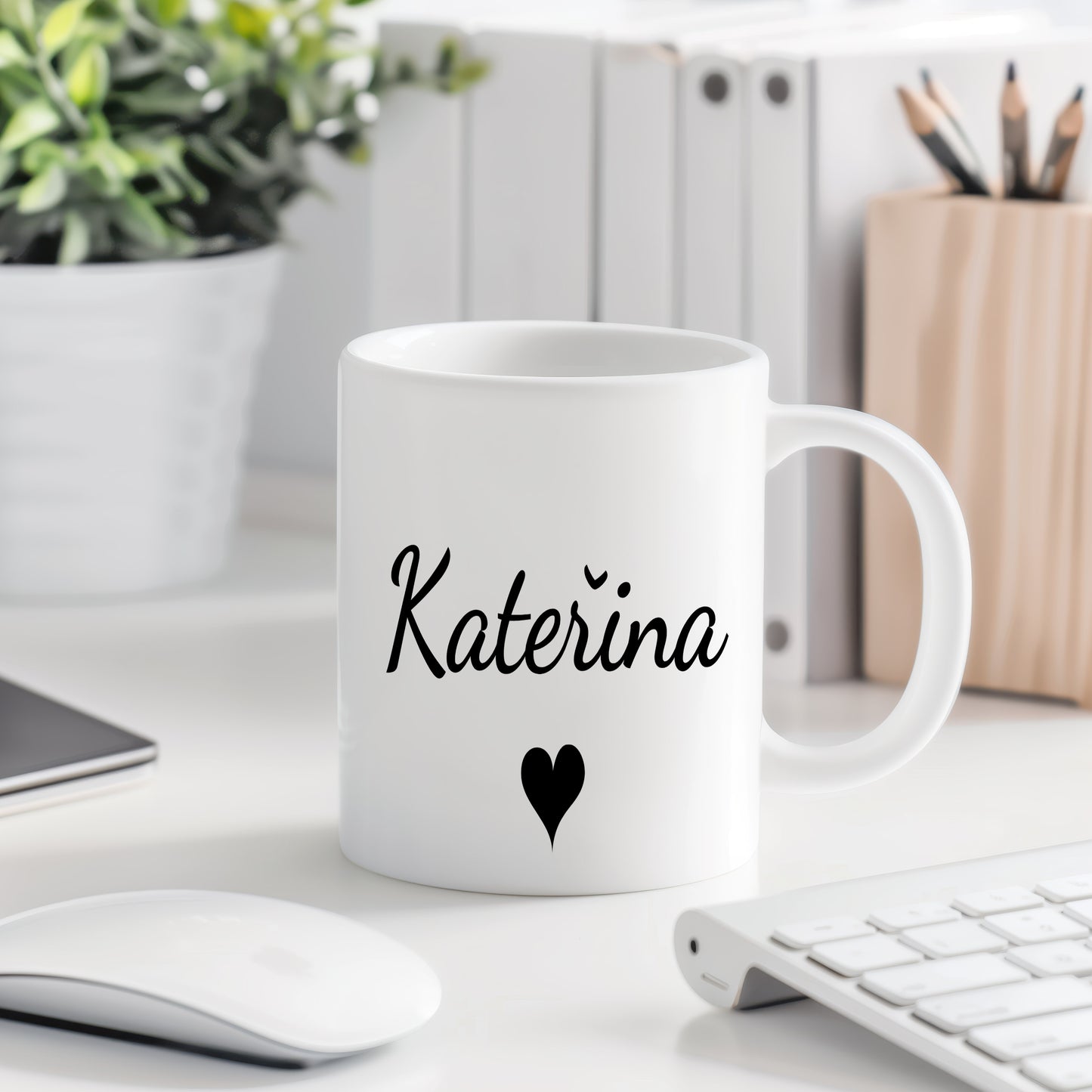 Hrnek se jménem Katerina – romantický styl se srdcem