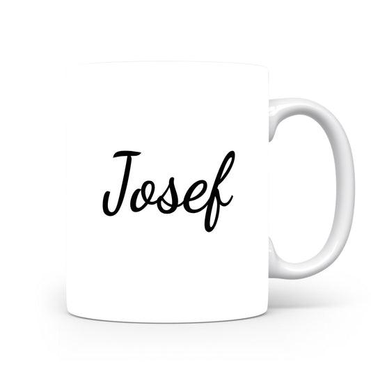 Hrnek se jménem Josef | Minimalistický pánský hrnek