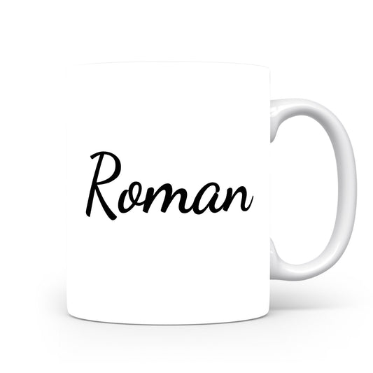 Hrnek se jménem Roman | Minimalistický pánský hrnek