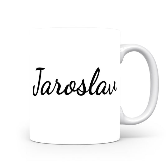 Hrnek se jménem Jaroslav | Minimalistický pánský hrnek