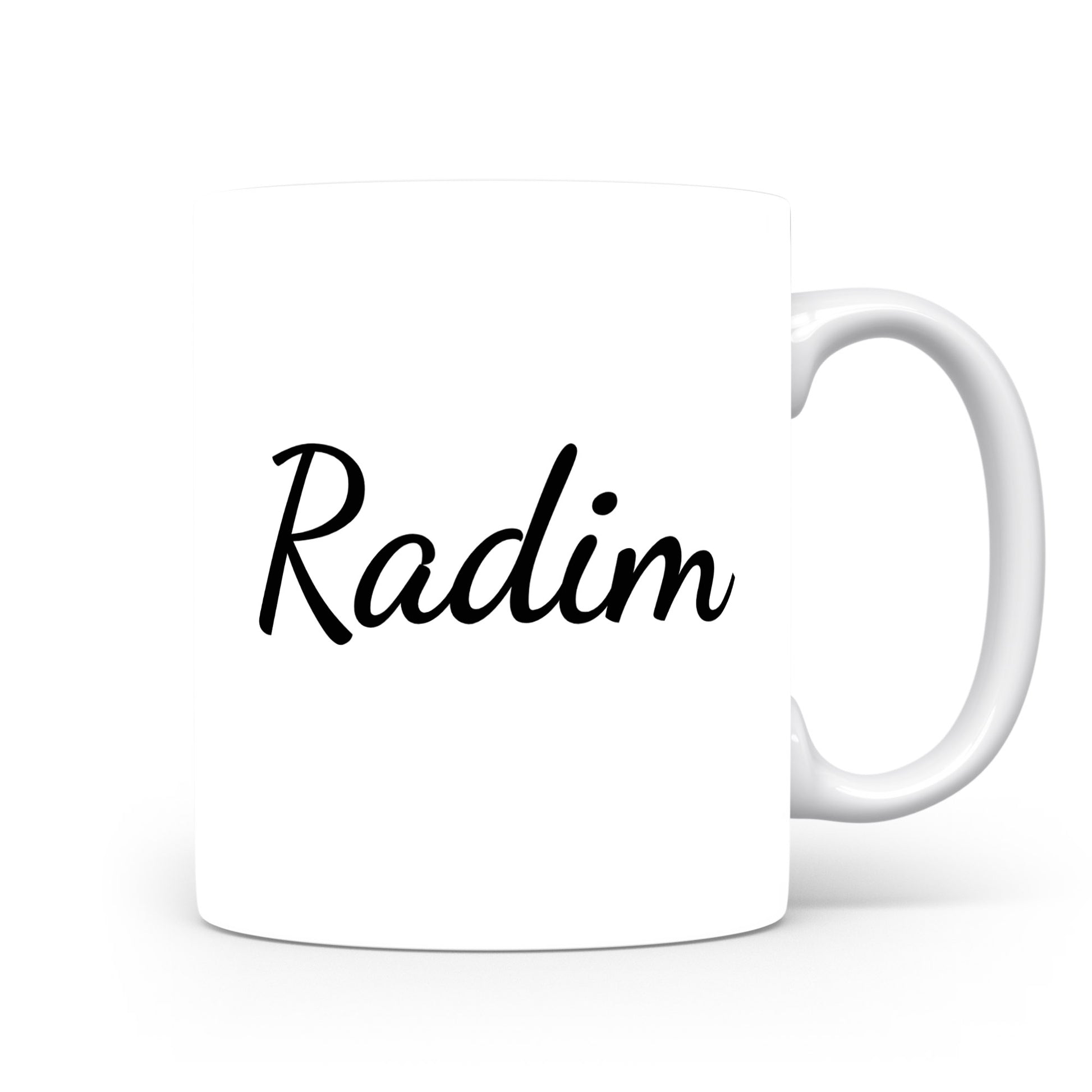 Hrnek se jménem Radim | Minimalistický pánský hrnek