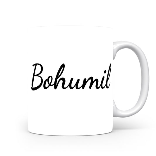 Hrnek se jménem Bohumil | Minimalistický pánský hrnek