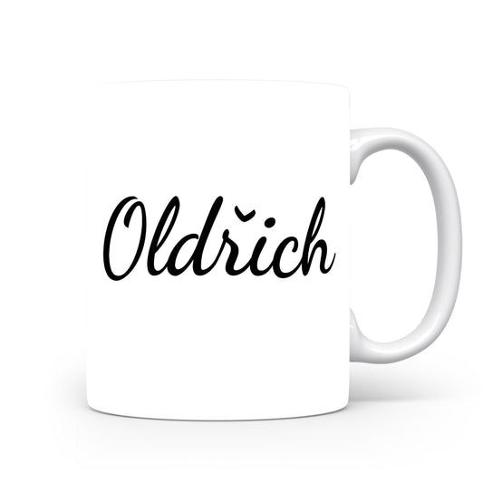 Hrnek se jménem Oldřich | Minimalistický pánský hrnek