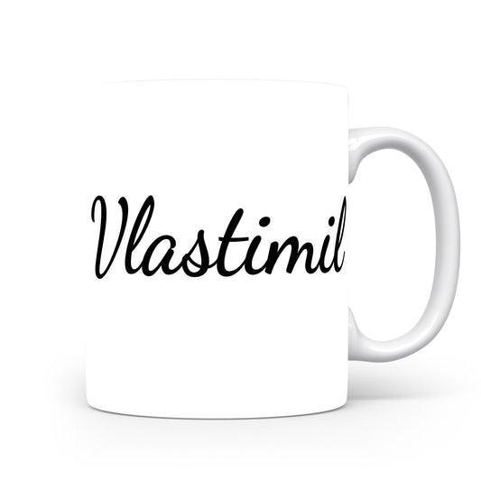 Hrnek se jménem Vlastimil | Minimalistický pánský hrnek