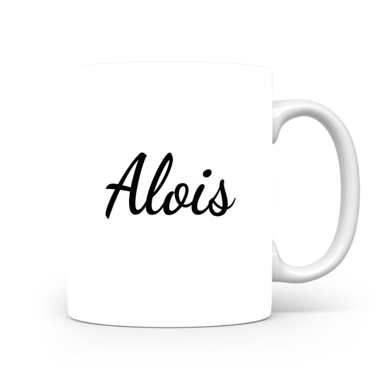 Hrnek se jménem Alois | Minimalistický pánský hrnek