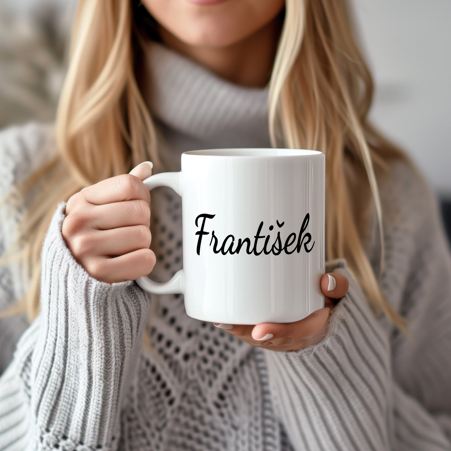 Hrnek se jménem František – minimalistický styl pro muže