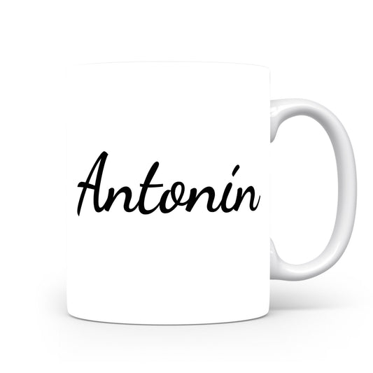 Hrnek se jménem Antonín | Minimalistický pánský hrnek