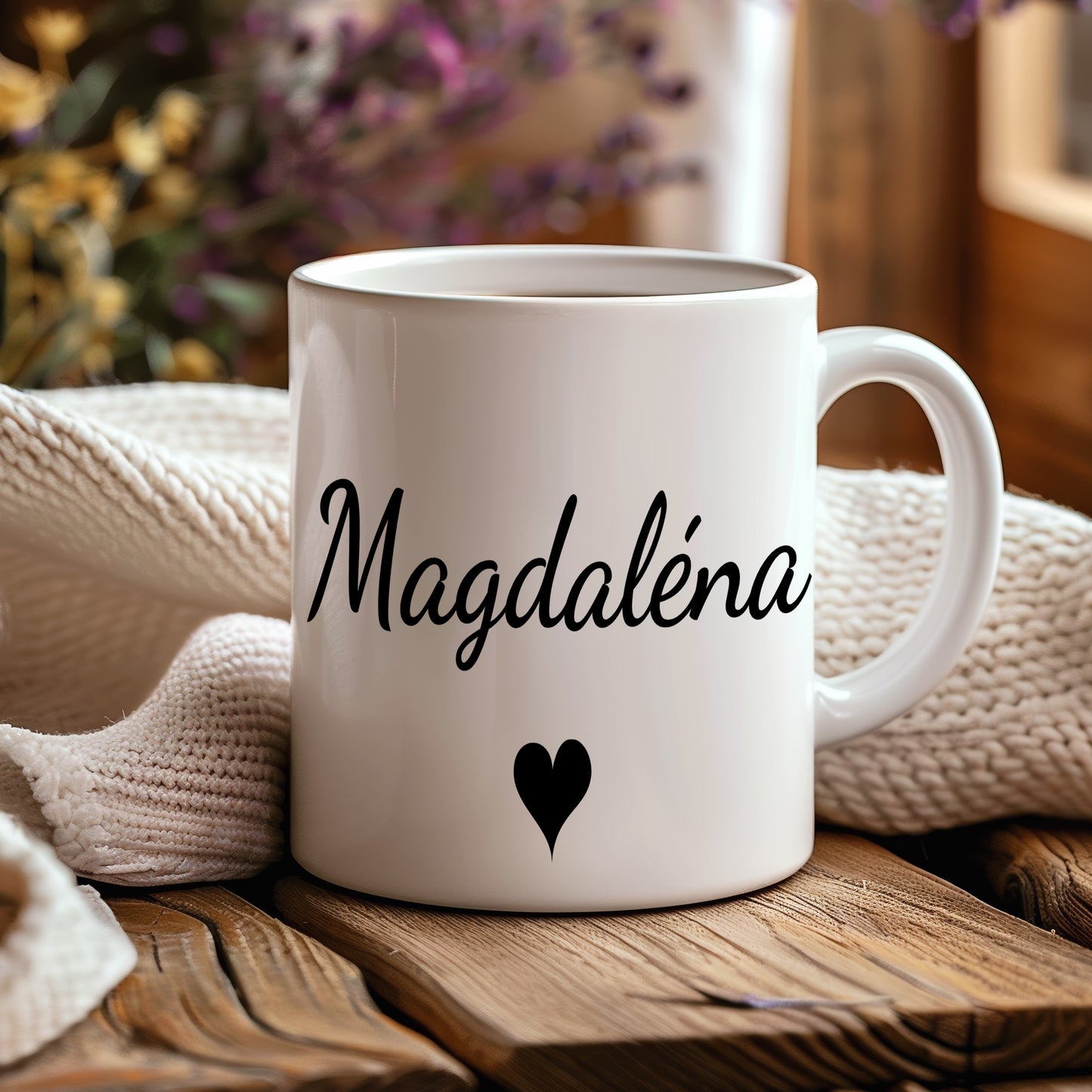 Hrnek se jménem Magdaléna – romantický styl se srdcem