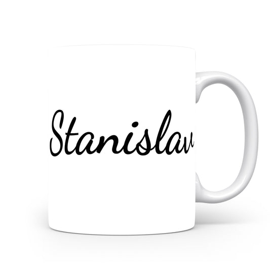 Hrnek se jménem Stanislav | Minimalistický pánský hrnek