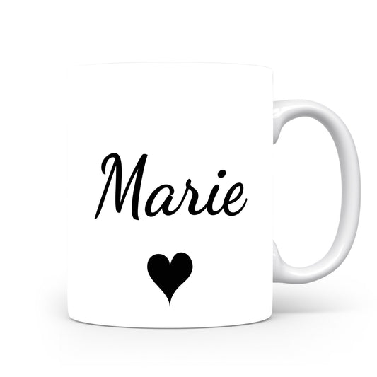 Hrnek se jménem Marie | Romantický hrnek se srdcem
