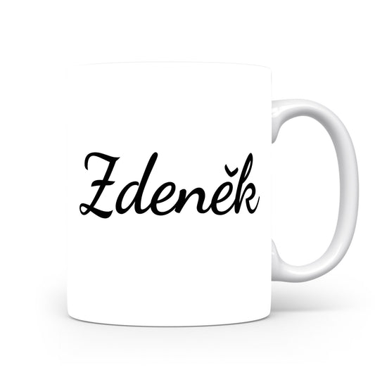 Hrnek se jménem Zdeněk | Minimalistický pánský hrnek