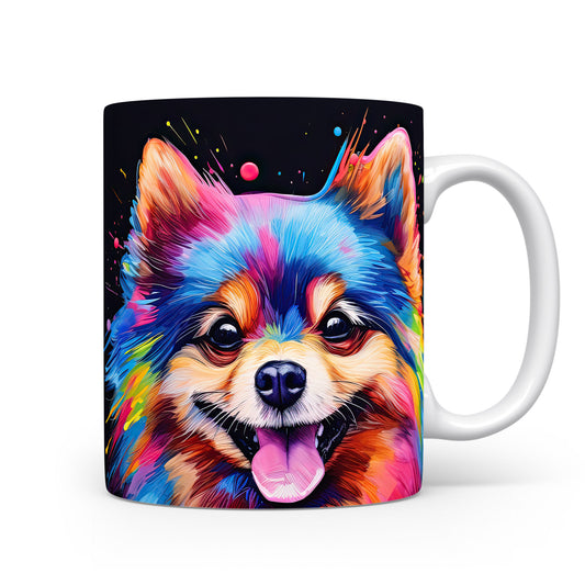 Hrnek s veselým úsměvem pomeraniana