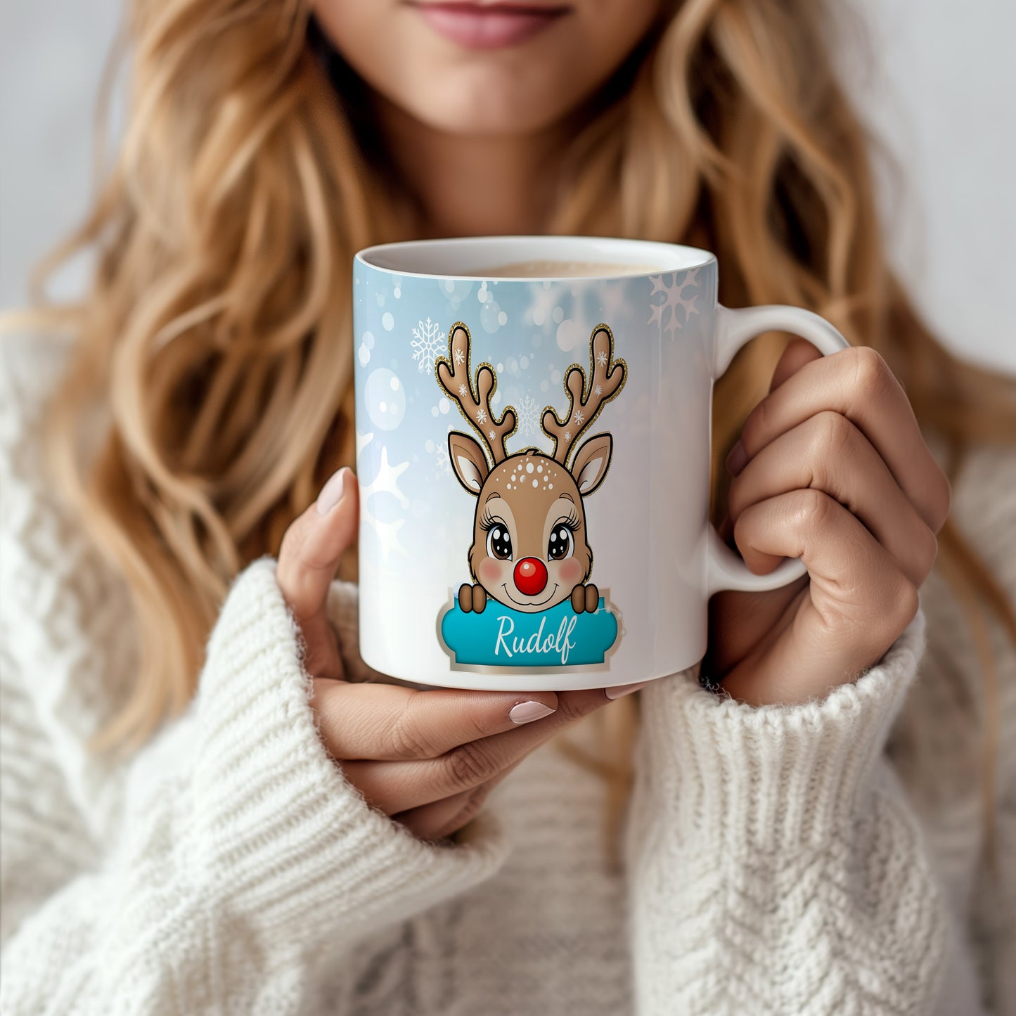 Hrnek se jménem Rudolf – dětský motiv se sobem