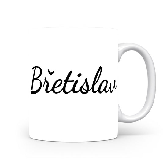 Hrnek se jménem Břetislav | Minimalistický pánský hrnek