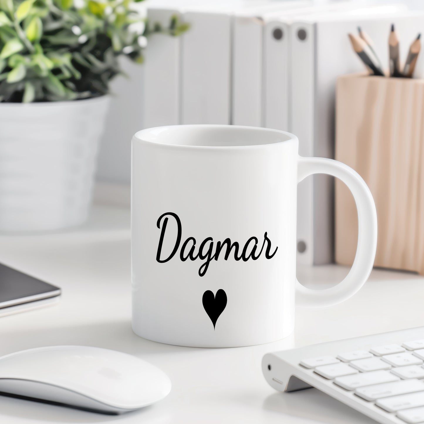Hrnek se jménem Dagmar – romantický styl se srdcem