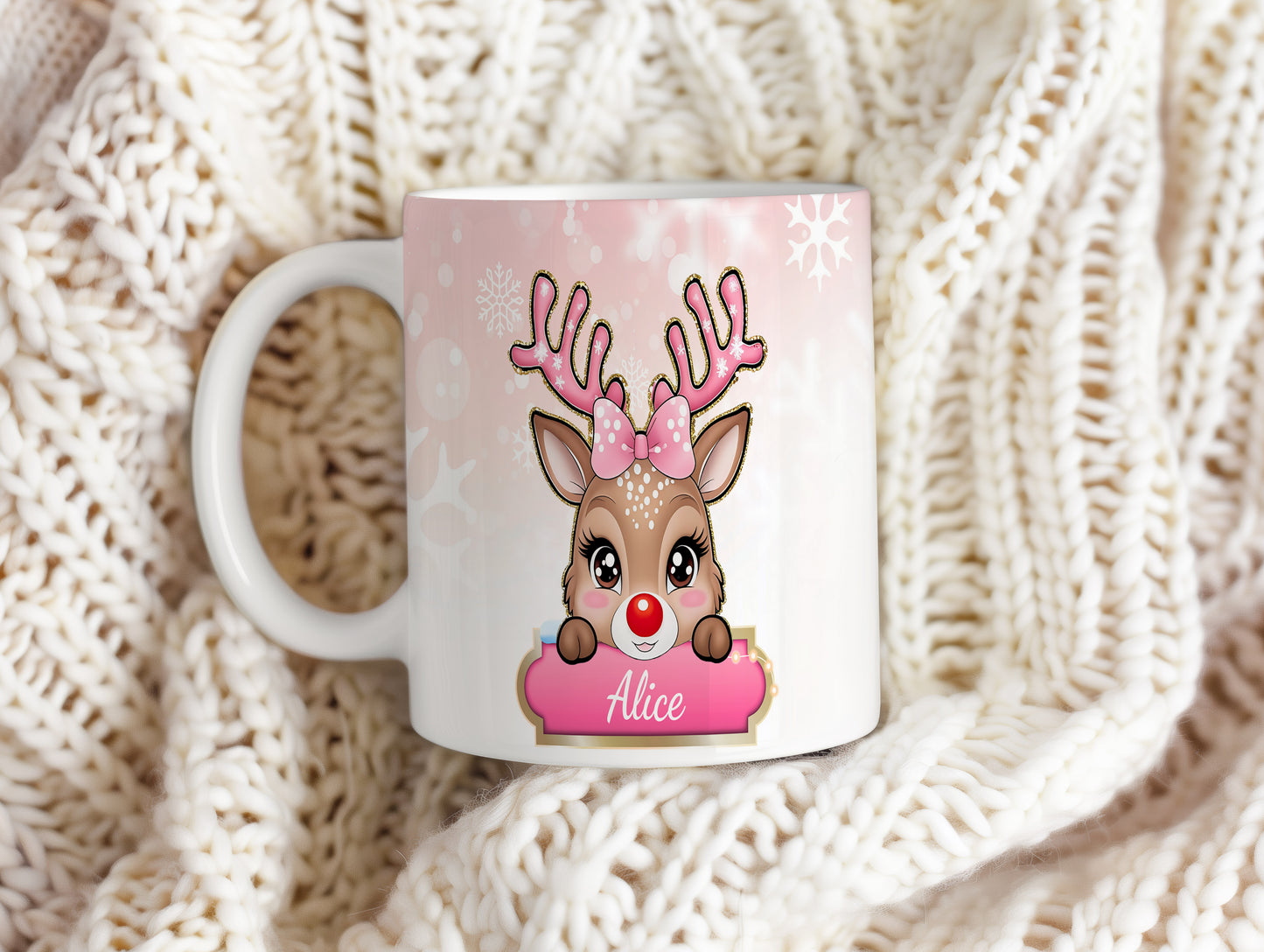 Hrnek se jménem Alice – dětský motiv se sobem