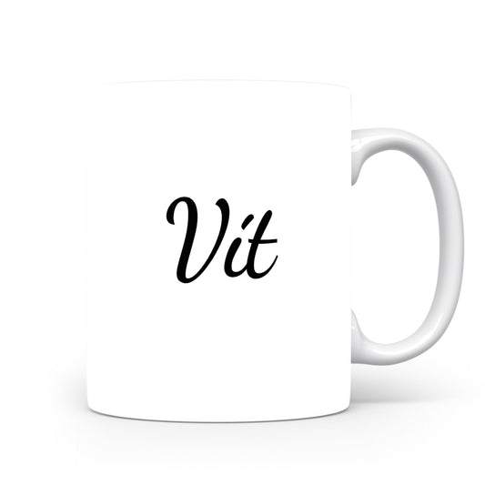 Hrnek se jménem Vít | Minimalistický pánský hrnek