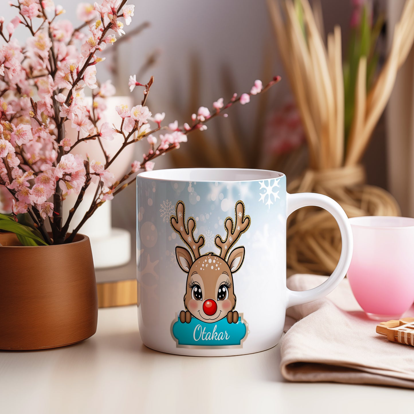Hrnek se jménem Otakár – dětský motiv se sobem