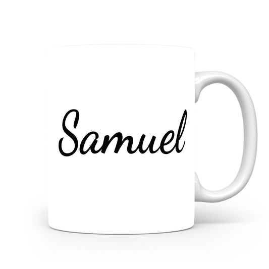 Hrnek se jménem Samuel | Minimalistický pánský hrnek