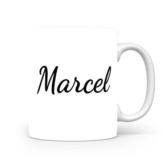 Hrnek se jménem Marcel | Minimalistický pánský hrnek