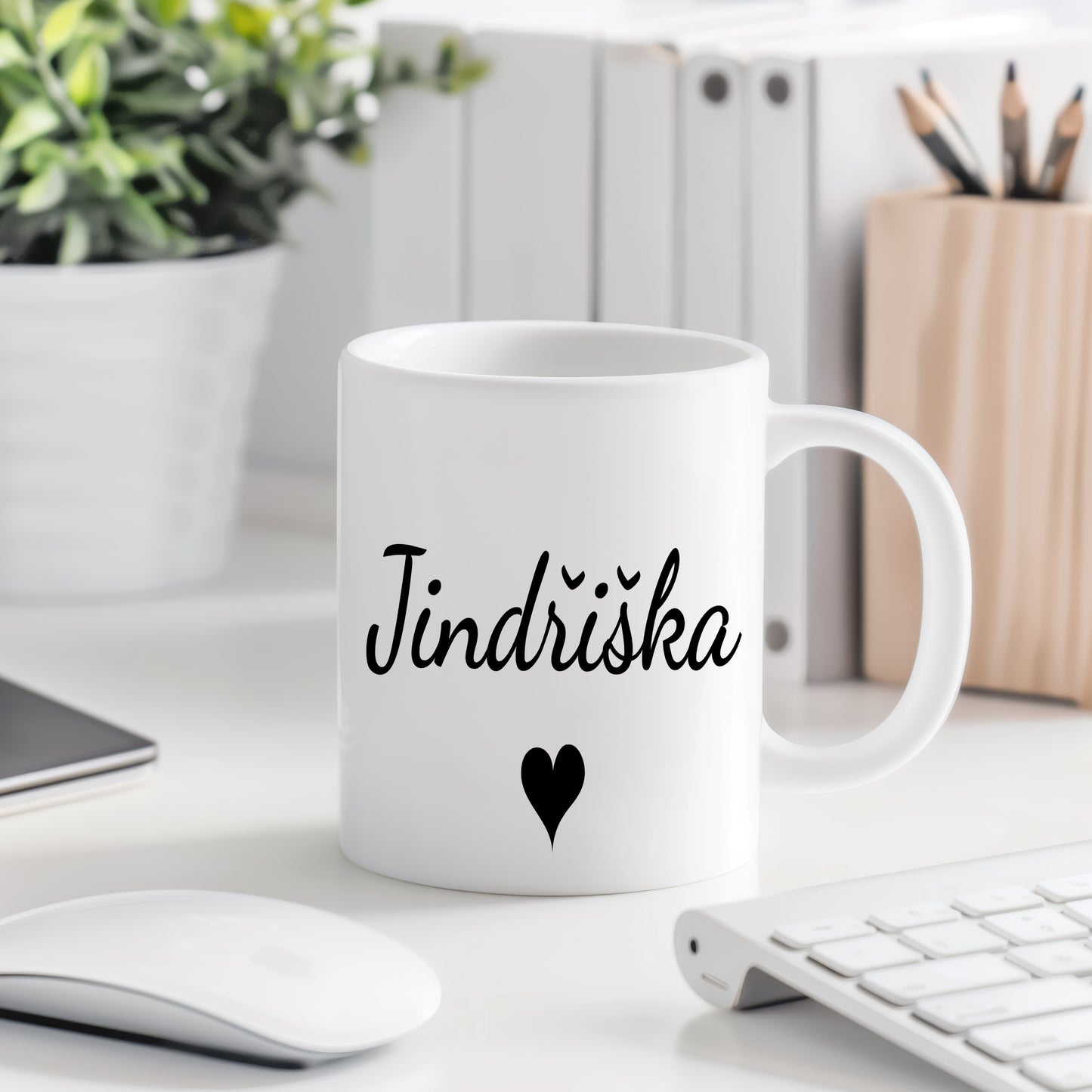 Hrnek se jménem Jindřiška – romantický styl se srdcem